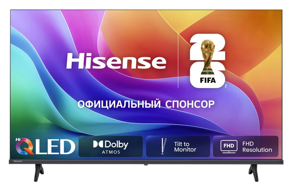 Телевизор QLED Hisense 32" 32A5S черный Full HD Smart TV