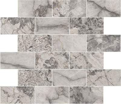 Мозаика MURETTO GEMSTONE GREY NAT RET (179135)