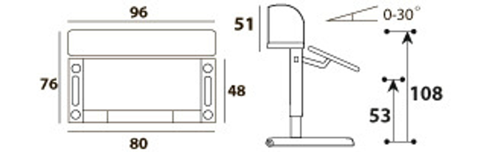 Детский стол Mealux Ergowood - M Multicolor+ полка BD P-17 TG (арт.BD-800 TG/MC Energy + BD P-17 TG)