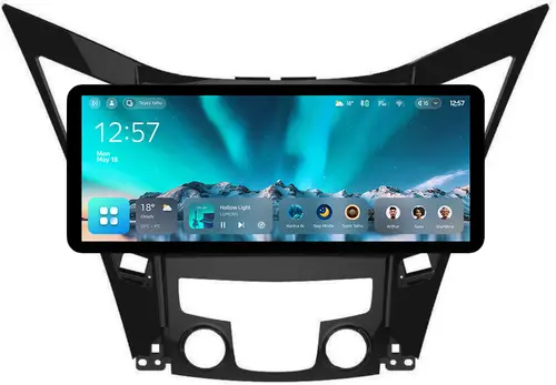 Магнитола для Hyundai Sonata 6 YF 2010-2013 (штатный усилитель) - Teyes CC4 монитор 12.3" 2K QLED + рамка 9, Android 14, Быстрейшая, Snapdragon 680, DSP, CarPlay, 4G SIM-слот