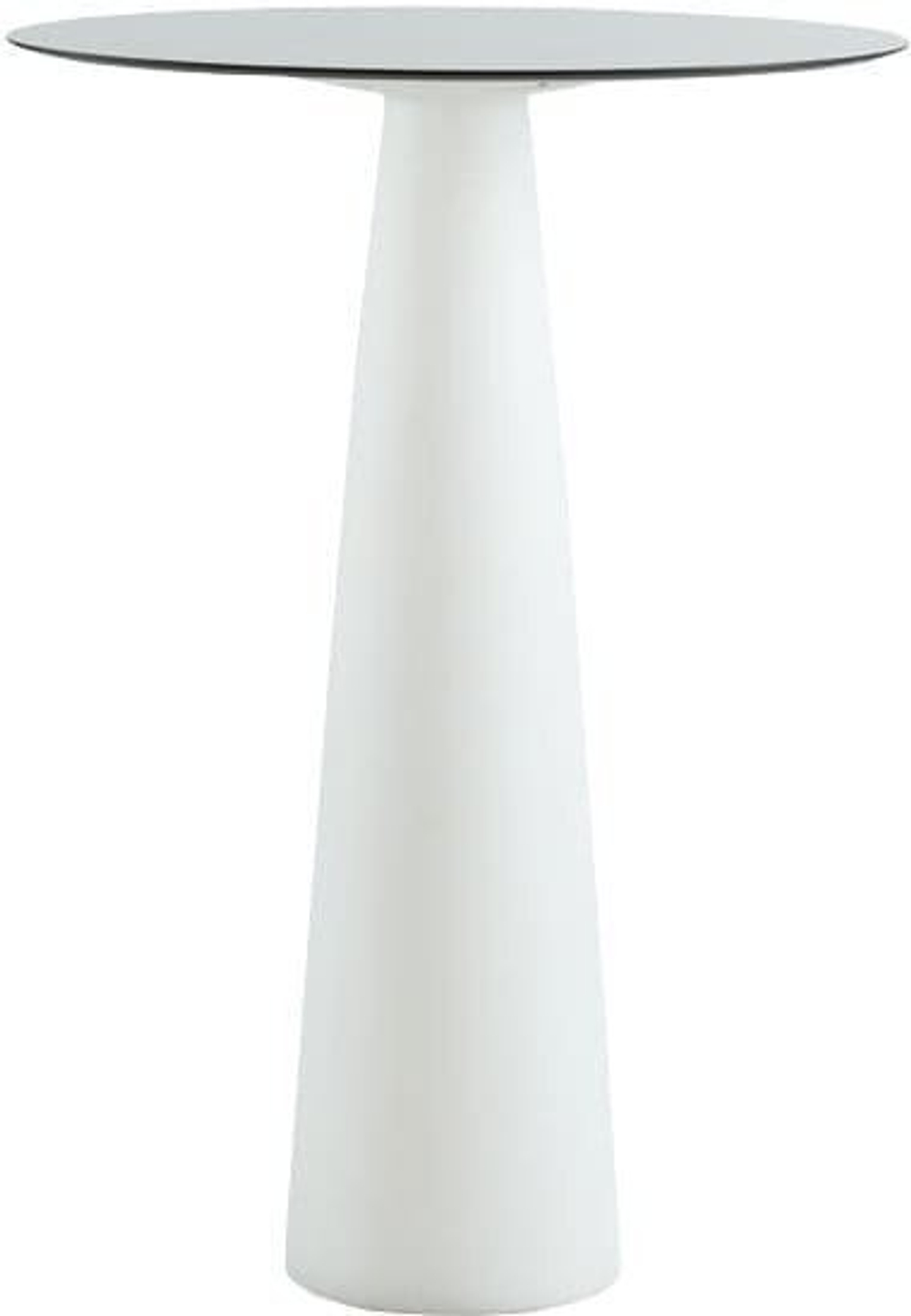Стол из HPL пластика барный светящийся SLIDE Hopla Lighting, белый