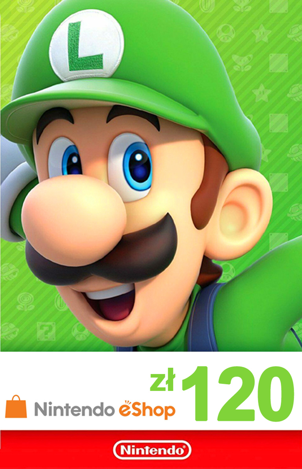 Nintendo eShop Store Poland: Карта оплаты 120zl [Цифровой код доступа]