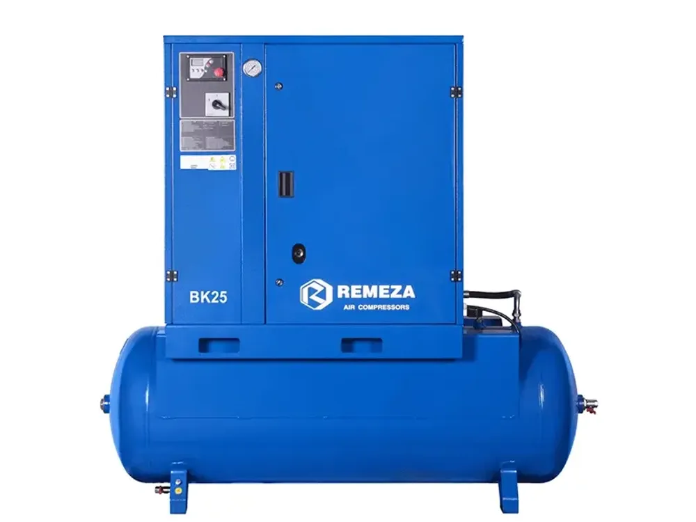 Винтовой компрессор Remeza ВК25-10-500 на ресивере 500л