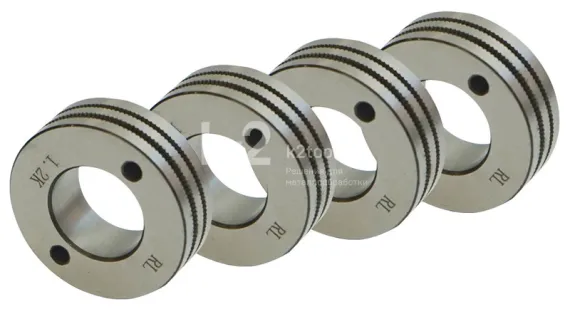 Стальные ролики 1,0/1,2 Fubag для DRIVE INMIG DW, 4 шт
