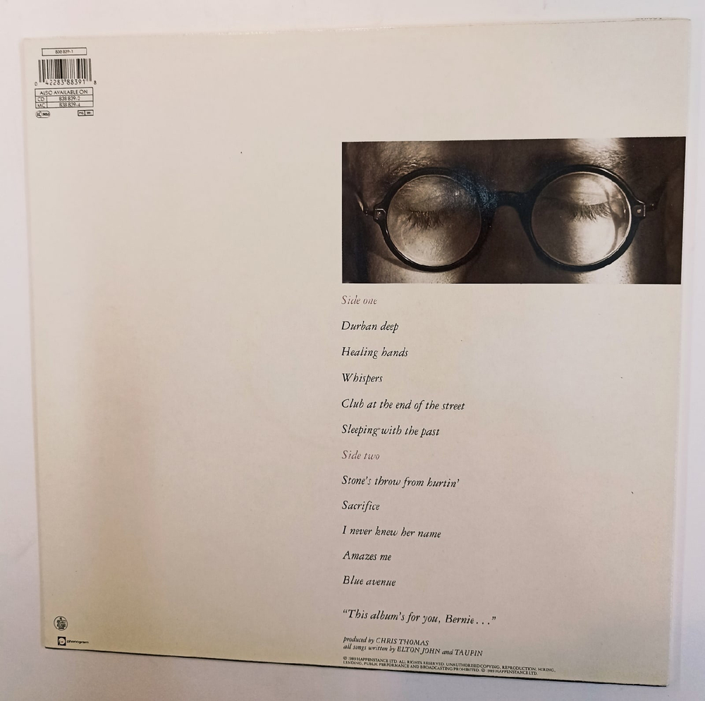 Elton John Sleeping With The Past (Holland)