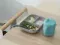 Набор посуды Beaba Coffrey Apprentiss Silicone Blue