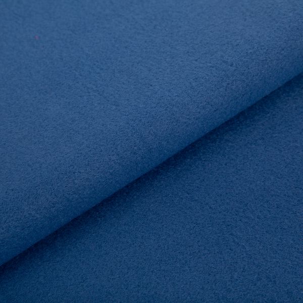 Флис 2-сторонний 280 г/м², 150х160±5 см, синий/blue, Gamma FG-005N