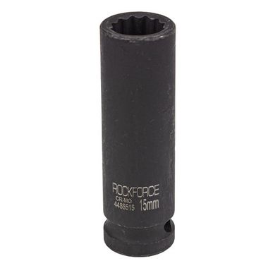 Головка ударная глубокая 15мм (12гр.), 1/2'' RockForce RF-4488515