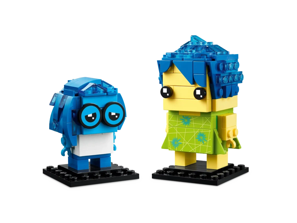 Конструктор LEGO BrickHeadz 40749 Радость, печаль и тревога