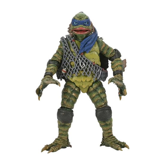 Фигурка NECA Монстры Универсал X Черепашки-ниндзя Leonardo as The Creature 18см