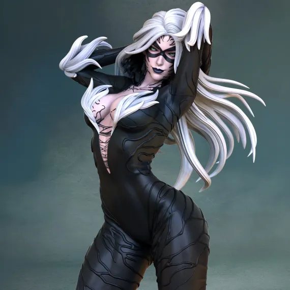 Black Cat Venom - Marvel