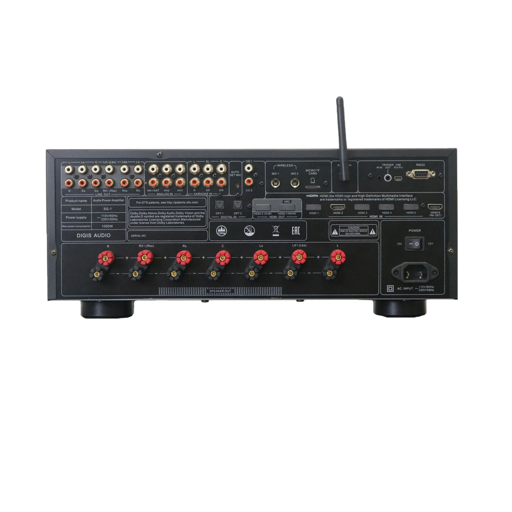 DIGIS AUDIO SG-1 Черный [Black] — многоканальный AV-ресивер (7.1.4)