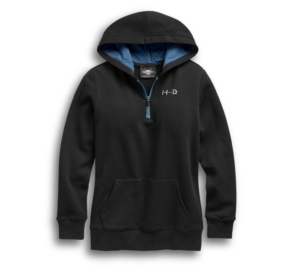 Пуловер Roses 1/4-Zip Hoodie Harley-Davidson -30%