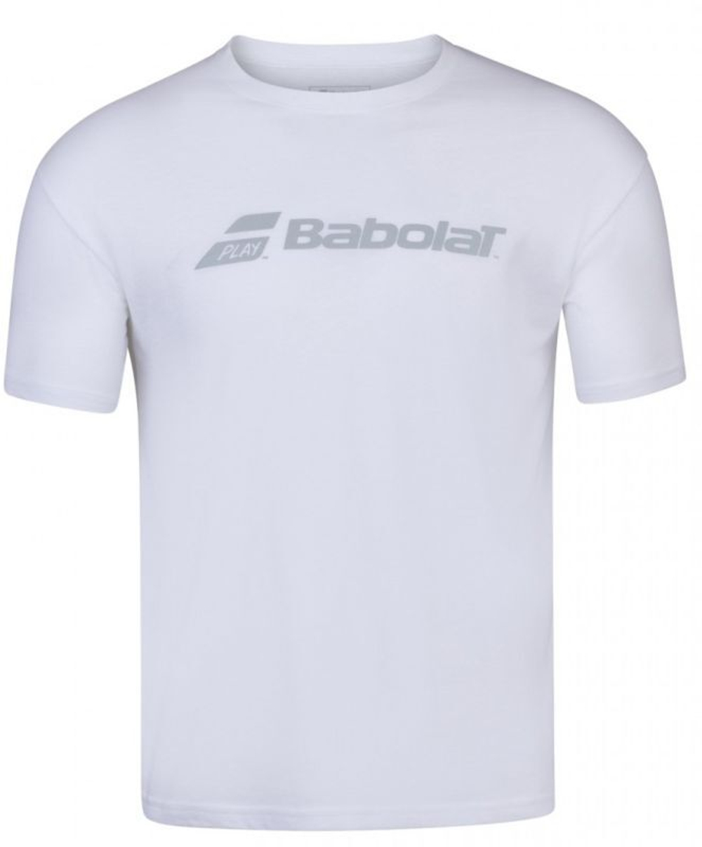 Футболка для мальчика теннисная Babolat Exercise Tee Boy - white