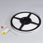 Лента герметичная MOONLIGHT-TOP-X544-10x5mm 24V Warm2700 (10 W/m, IP65, 5m, wire x1) (Arlight, Вывод прямой, 3 года)