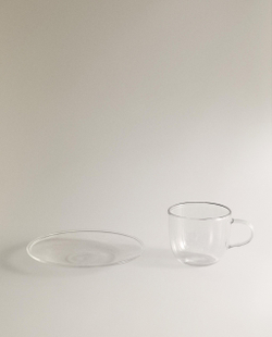 чайная пара из боросиликатного стекла Zara Home, фото 3