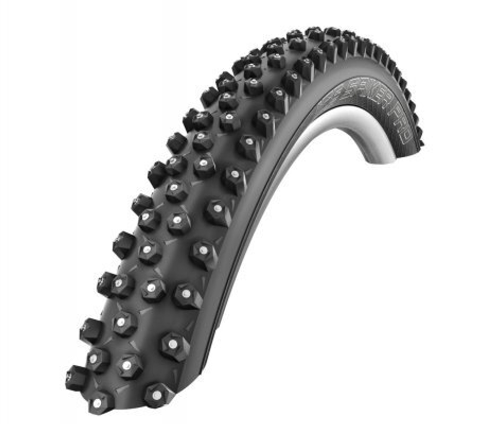 Велопокрышка шипованная SCHWALBE Ice Spiker Pro Perform. 378 Spikes HS333 (27,5x2,25/57-584)