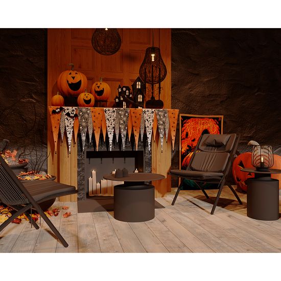 Светильник подвесной vinger, D27х35 см, черный