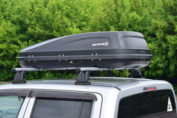 Автобокс PT Group ACTIVE S (320 л) 150х76х40, чёрный с двусторонним открыванием
