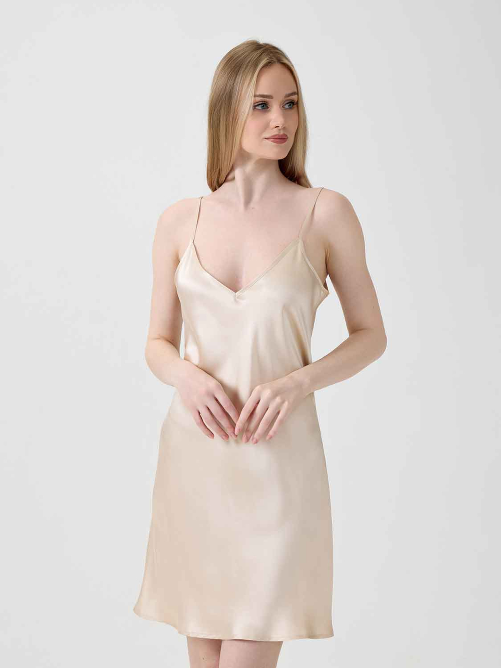 Ночная сорочка OnSilk Jacliene mini Карамель