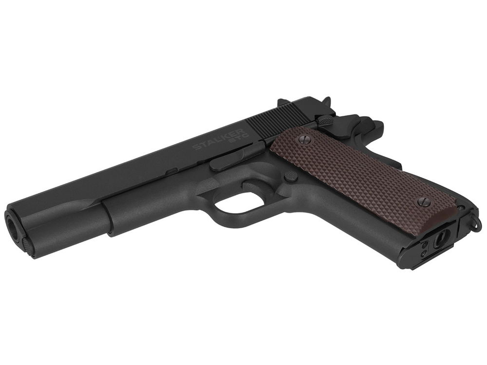 Пистолет пневматический Stalker STC (Colt 1911A1) к.4,5мм, блоубэк