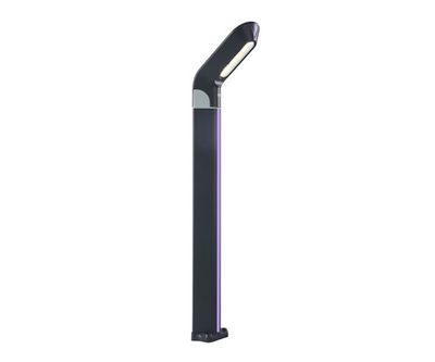 09200-F(220V),16(10) Светильник уличный Линден серый 220V w10*24 h80 Led Philips 10W (4000K) Декоративная подсветка розовая.. ТМ Kink Light