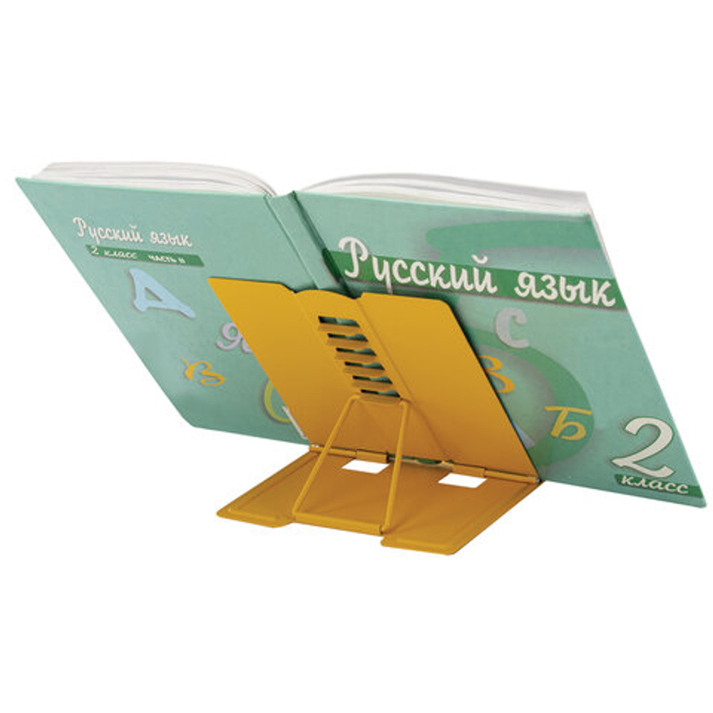 Подставка для книг и учебников BRAUBERG KIDS mini "Лапки" с единицами измерения, металл, 238970