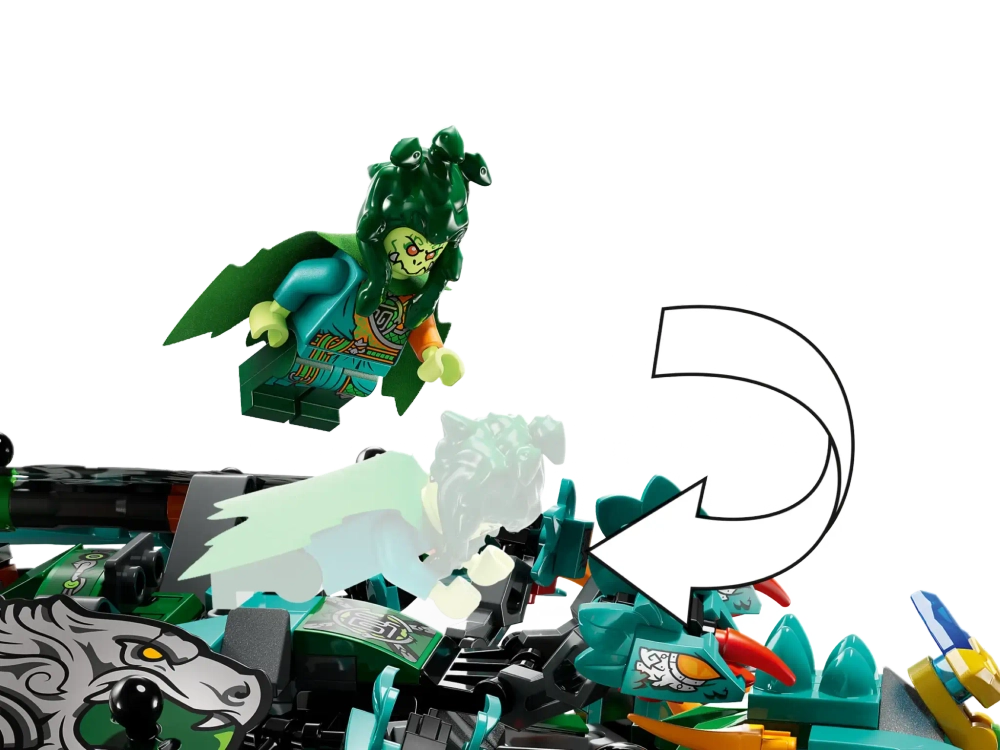 Конструктор LEGO Monkie Kid 80056 Девятиглавый зверь
