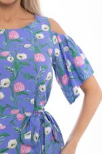 Платье "Марианна" (синее/цветы) П8852 LT Collection (Акция)
