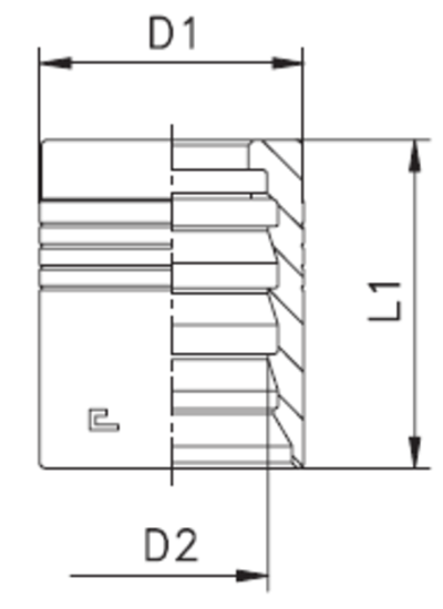 Муфта DN 50 4SH NEW
