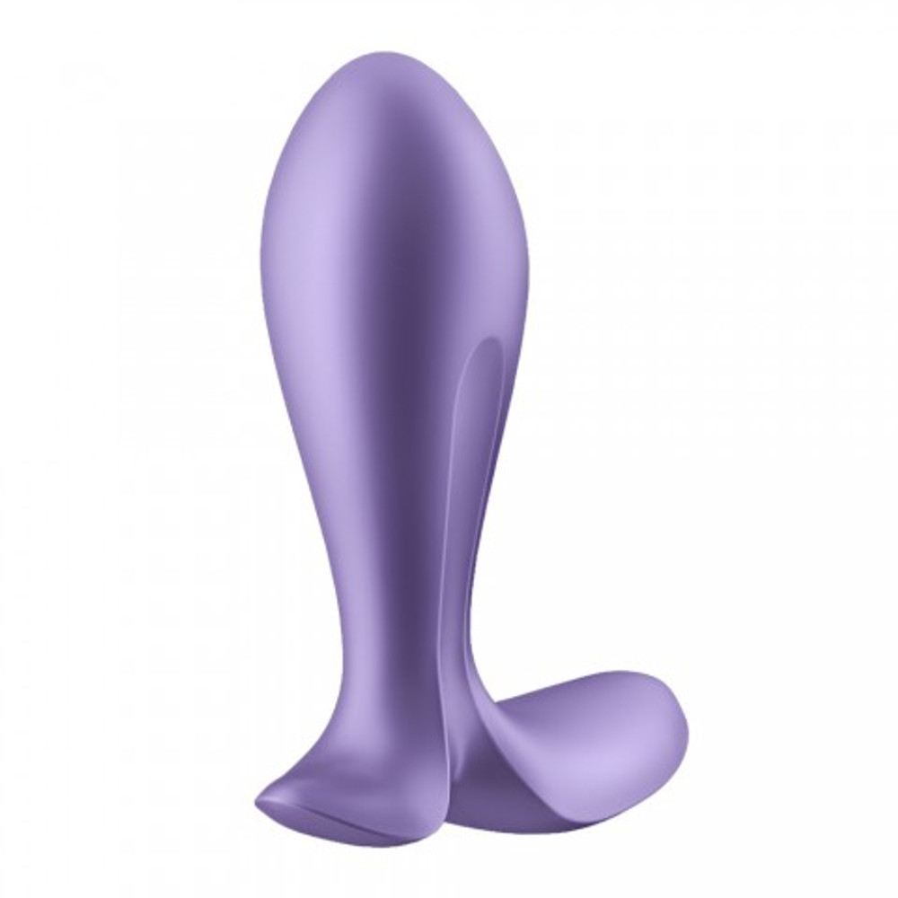Анальный виброплаг Satisfyer Intensity Plug фиолетовый (Connect App)