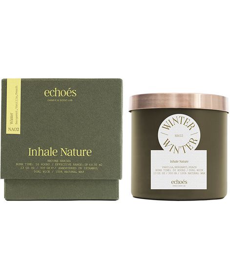 Winter, свеча Inhale Nature collection, Echoes
