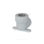 Угольник PP-R комбинированный белый Дн 25х3/4" ВР с креплением PRO VALFEX 10120125-PRO