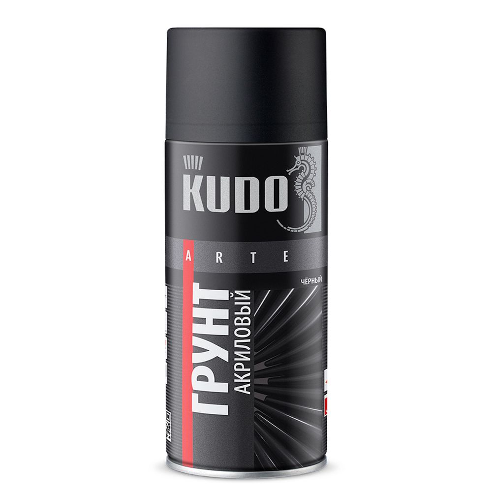 Грунт аэроз. KUDO акриловый черный 520мл / KU-2103 Грунт аэроз. KUDO акриловый черный 520мл / KU-2103