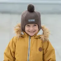 Парка зимняя мембранная на меху "Горчица"