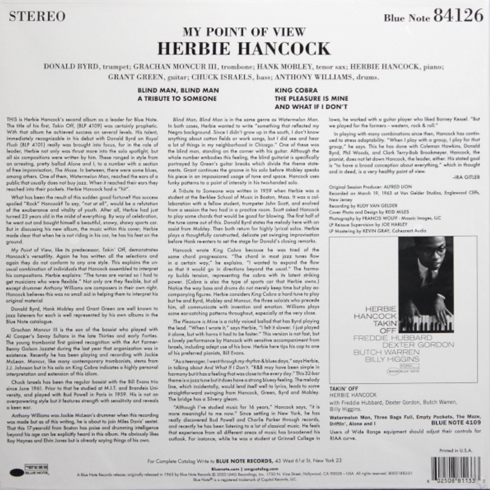 Herbie Hancock / My Point Of View (LP)