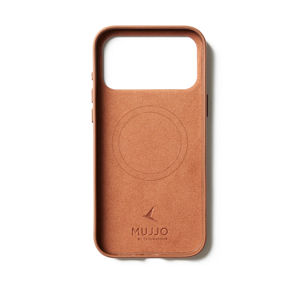 Кожаный чехол Mujjo Leather Case с MagSafe для iPhone 17 Pro Max Tan
