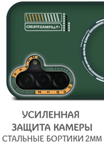 Дизайнерский чехол из мягкого пластика для SAMSUNG A36 / A56 с MagSafe и усиленной защитой камеры