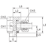 Соединение JE DL22 BSP 3/4 (в сборе)