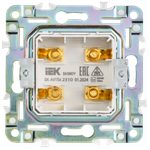 SKANDY Аудиорозетка 4-местная SK-A01Sa песочный IEK