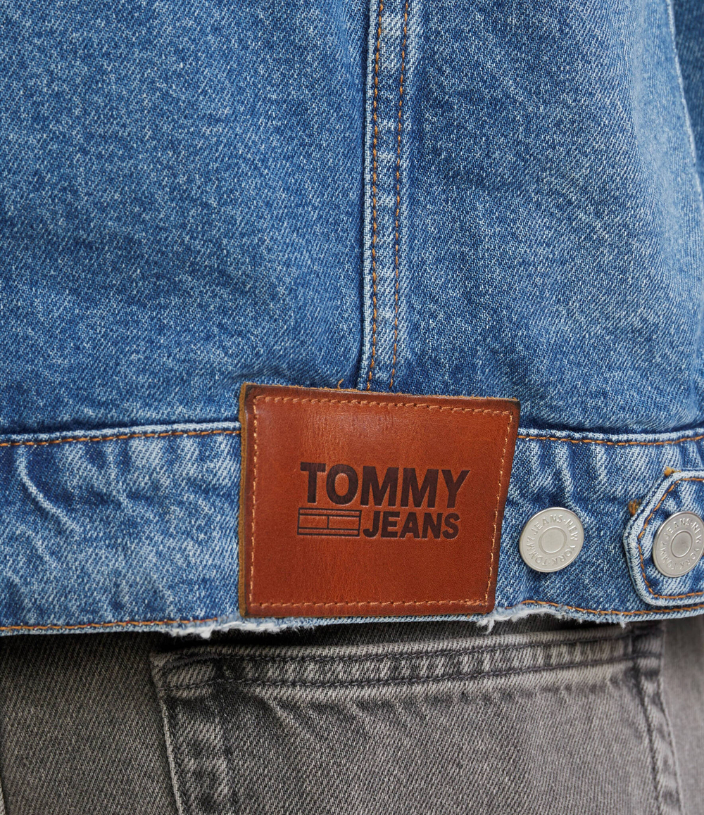Джинсовая куртка Tommy Jeans - голубой(DM0DM17471)