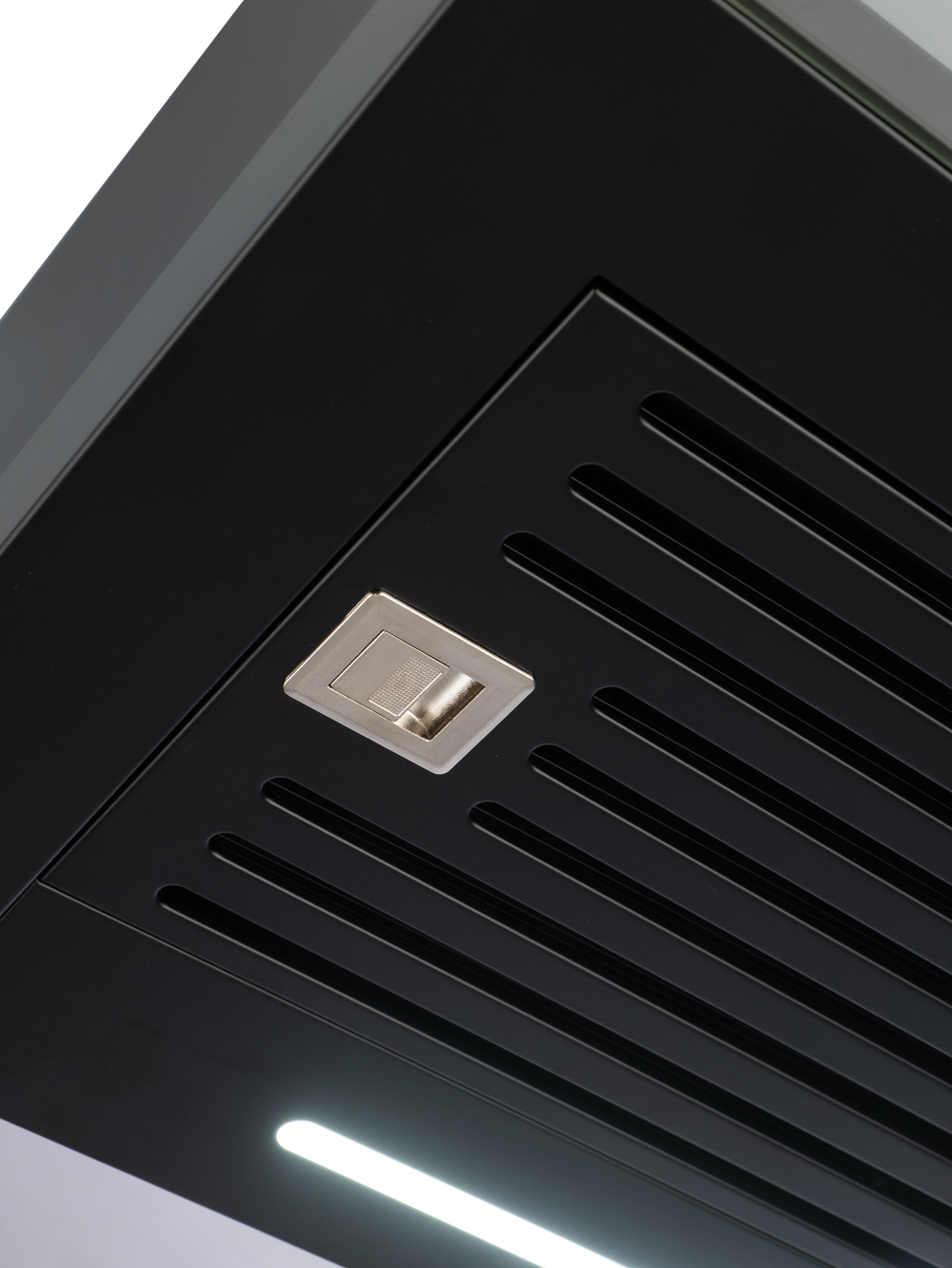 Вытяжка кухонная MACBI Perfa-60G-baf (BLACK) черный, D150мм, 1200м3/ч, полновстраиваемая, мотор 230Ватт, стекло 60см, сенсорное управление + управление жестами