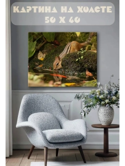 Картина на стену 40 X 50 Бурундук