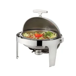 Мармит 9 л овальный с откидной Roll-top крышкой нерж. SUNNEX