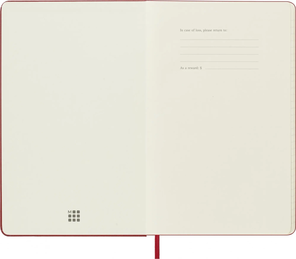 Еженедельник Moleskine Classic WKNT (DHF212WN3) 13х21см твердая обложка красный
