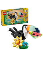 Конструктор Лего Креатор Дикие животные: Тропический тукан — 3в1 | LEGO Creator Animals 31173 225 деталей (7+)