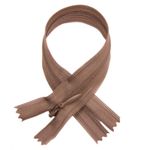 Молния потайная (скрытая) SBS Т3 (3 мм) 1 зам., н/раз., 50 см, S-290, фиолетовый св., уп. 50 шт