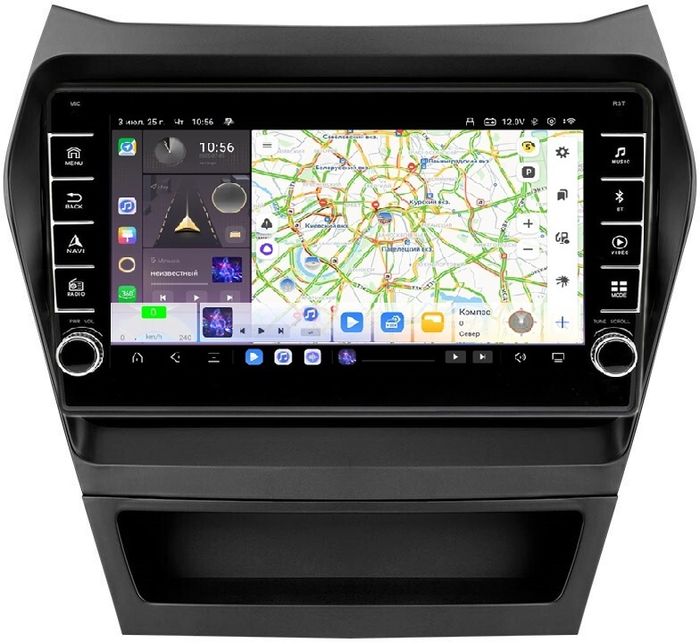 Магнитола для Hyundai Santa Fe 2012-2018 - Kuberg OL-9703 (кнопки и крутилки) Android 13, Быстрая, CarPlay, 4G SIM-слот
