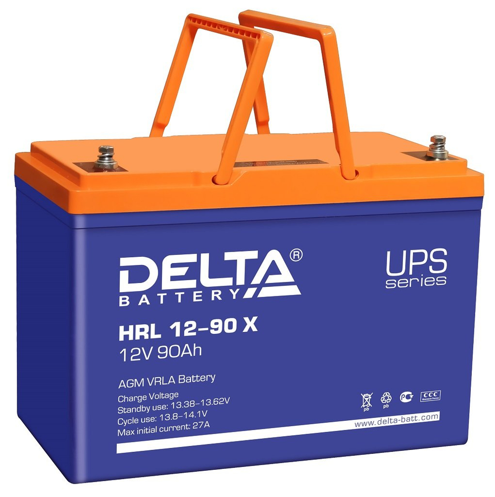 HRL 12-90 X Delta Аккумулятор герметичный свинцово-кислотный