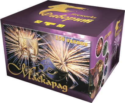 Батарея салютов "Маскарад" 150 залпов